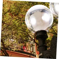 STOBAZA Acrylic Clear Globe Lamp Shade Replacement Opening Elegant Outdoor Light Fixture Cover for Courtyard Walls Gardens Patios and Porches Effortless — фото 9
