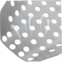 Fryer Scoop Popcorn Scoop Stainless Steel French Fry Holder for Fries and Chips — фото 2