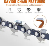 Набор из 3 цепей для бензопилы Savior 14 дюймов (3/8" LP, .043", 52 звена) для EGO, Makita, KOBALT, Worx — фото 3