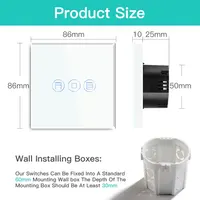 Розумний вимикач для ролет BSEED ZigBee, сенсорний, білий, для Alexa/Google Home, потрібен хаб та нейтраль — фото 3