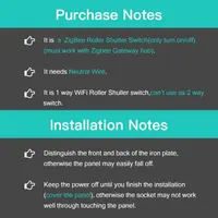 Умный выключатель для роллет BSEED ZigBee, сенсорный, белый, для Alexa/Google Home, нужен хаб и нейтраль — фото 5