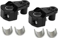 Motorcycle Riser clamp Motorcycle Universal Pivot Handlebar Mount Handlebar Riser for 22mm 7/8" and 28mm 1-1/8" Handlebar Clamp(Black) — фото 2