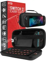 Захисний чохол-кейс Orzly для Nintendo Switch 2, дорожній, з кишенями для карт, аксесуарів та підставкою — фото 6
