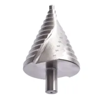 6-60mm Step Drill Bit, 12.5mm/0.5” Shank 4241 HSS Spiral Groove Drill Bit for Wood, Plastic, Sheet Metal