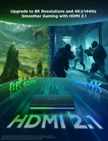 Govee HDMI 2.1 Sync Box Kit 2 RGB підсвітка для монітора 27–34″, Lightbar + LED-стрічка, 8K60 / 4K144, Ambilight для ПК і консолей — фото 4