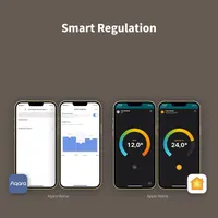 Умный терморегулятор Aqara E1 для радиатора, Zigbee 3.0, для HomeKit, Alexa, Google — фото 5