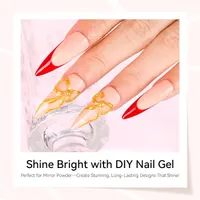 Makartt 3D Gel Nail Art, Sculpting Gel Glue for Drawing, Molding, Sculpture, Gems and Decoration, No Wipe Clear Gel Polish for DIY Nail Designs, 15g — фото 8