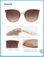 SOJOS Sunglasses Womens Trendy 2025 Classic Round Retro Vintage Shades Large Frame Sunnies — фото 3