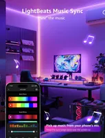 Розумна LED-стрічка Lepro SE1 AI 10м, RGB, Wi-Fi, Bluetooth, із синхронізацією музики — фото 2
