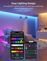 Розумна LED-стрічка Lepro SE1 AI 10м, RGB, Wi-Fi, Bluetooth, із синхронізацією музики — фото 4