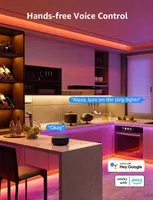 Розумна LED-стрічка Lepro SE1 AI 10м, RGB, Wi-Fi, Bluetooth, із синхронізацією музики — фото 9