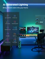 Умная LED-лента Lepro SE1 AI 10м, RGB, Wi-Fi, Bluetooth, с синхронизацией музыки — фото 3