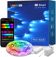Умная LED-лента Lepro SE1 AI 10м, RGB, Wi-Fi, Bluetooth, с синхронизацией музыки — фото 5