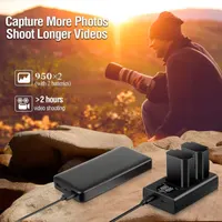 Набор ENEGON: LCD-зарядное устройство для камер Sony A7III/A7IV — фото 7