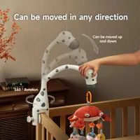 Mobile for Crib with Lights and Music, Soothing Toys for Newborns — фото 7