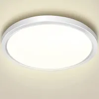 Потолочный LED светильник OUILA 18Вт 1600Лм 3000K IP54 ванна кухня коридор теплый свет лампа дом — фото 2