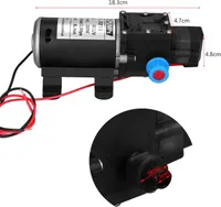 Self-Priming with Pressure Switch, 100W, 8L/min Flow, ABS Construction, for Car Washing, Solar Energy, Remote Control Systems — фото 3