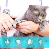 Когтерез Candure для собак кошек с ограничителем пилочка малые средние крупные породы — фото 4