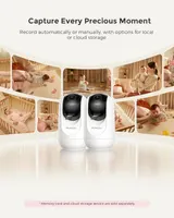 Видеоняня Momcozy BM04, 2 камеры, Wi-Fi, экран 5", 1080P, ночное видение — фото 3