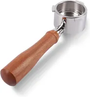 51mm Bottomless Portafilter 3 ears Only for Delonghi Dedica EC680/EC685/EC785/EC820/EC850/EC860 | with Filter Basket and Wooden Handle — фото 9
