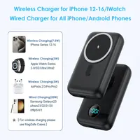 Магнітний павербанк 10800мАг MagSafe, бездротова зарядка 4в1 для iPhone і Apple Watch — фото 8