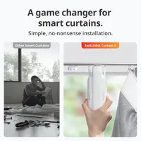 Автоматичний привід для штор SwitchBot Curtain, розумний мотор-робот для фіранок — фото 5