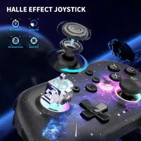 Беспроводной геймпад AceGamer 2.4G/Bluetooth для ПК, Steam и Switch с RGB-подсветкой — фото 3