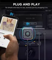AUX адаптер JOYROOM Bluetooth 5.4 в авто, з мікрофонами та шумозаглушенням, Plug-and-Play — фото 4