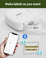 Bluetooth-принтер етикеток HPRT, портативний, зі стрічкою, бездротовий, для дому та офісу — фото 3