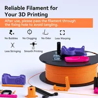 kexcelled PLA Gold Filament 1.75mm Toughness Enhanced 3D Printer Material +/- 0.03mm 1kg Spool (2.2lbs) for FDM Printer Model Making — фото 5