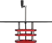 Manual Lifting Router, Router Kit Manual Lifting, Manual Height Adjustment for Trimming Machines with Motor Diameter 64-66mm, Aluminum Alloy and Stainless Steel Construction