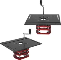 Manual Lifting Router, Router Kit Manual Lifting, Manual Height Adjustment for Trimming Machines with Motor Diameter 64-66mm, Aluminum Alloy and Stainless Steel Construction — фото 2