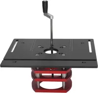 Manual Lifting Router, Router Kit Manual Lifting, Manual Height Adjustment for Trimming Machines with Motor Diameter 64-66mm, Aluminum Alloy and Stainless Steel Construction — фото 4