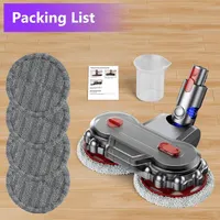 Mop Head for V7/V8/V10/V11/V12/V15 Vacuum Cleaners, Electric Floor Mop with Removable Water Tank, Wet Mop Head Attachment for Stick Vacuum — фото 4