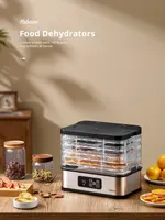Дегідратор 5 ярусів 250 Вт, з LED-дисплеєм і таймером, для фруктів, овочів і м’яса — фото 3