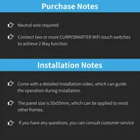 Wi-Fi выключатель CURRYSMARTER 1 клавиша, для Alexa и Google Home, таймер — фото 6