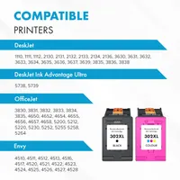Картриджі Matsuro 302 XL для HP (ч/б + колір), Envy 4520, Deskjet 2130, Officejet 3830 — фото 3