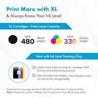 Картриджі Matsuro 302 XL для HP (ч/б + колір), Envy 4520, Deskjet 2130, Officejet 3830 — фото 4