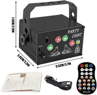 Мини-лазер для вечеринок, 60 узоров, RGB+UV, с пультом, USB, для дискотек и караоке — фото 2