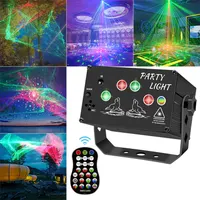Мини-лазер для вечеринок, 60 узоров, RGB+UV, с пультом, USB, для дискотек и караоке — фото 5