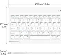 Бездротова клавіатура Bluetooth QWERTZ (німецька), для iPhone, iPad, Windows, iOS — фото 4