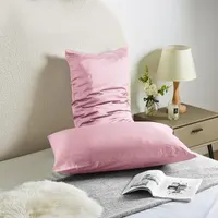 Рожева шовкова наволочка Casbrove Mulberry Silk для волосся і шкіри, стандарт, з блискавкою, м'яка та повітропроникна — фото 7