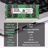 Yongxinsheng DDR4 2400MHz 8GB Laptop RAM PC4-19200 SODIMM Non-ECC Unbuffered 1.2V 2Rx8 Dual Rank 260-Pin CL17 PC Computer Memory Upgrade Module — фото 7