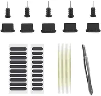 Dustproof Phone Plug, Dustproof Mobile Phone Net, Dustproof Speaker Mesh Sticker, Dustproof 3.5mm Music Hole Plug, Phone Dust Kit with Tweezers — фото 7