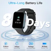 Смарт-годинник із функцією дзвінків і Alexa, 1.8", трекер, SpO2, пульс, 100+ режимів