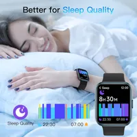 Смарт-годинник із функцією дзвінків і Alexa, 1.8", трекер, SpO2, пульс, 100+ режимів — фото 8