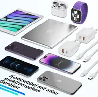 Зарядний пристрій [MFi] (2 шт) 20Вт, USB-C/USB-A, кабель USB-C to Lightning 2м, для iPhone 14/13/12/11/XS — фото 7