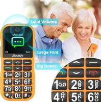 Мобильный телефон для пожилых, большие кнопки, SOS, 1800мАч, Dual SIM, с док-станцией — фото 2