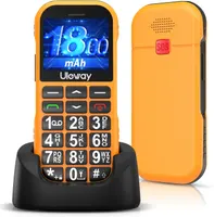 Мобильный телефон для пожилых, большие кнопки, SOS, 1800мАч, Dual SIM, с док-станцией — фото 7