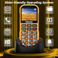 Мобильный телефон для пожилых, большие кнопки, SOS, 1800мАч, Dual SIM, с док-станцией — фото 8